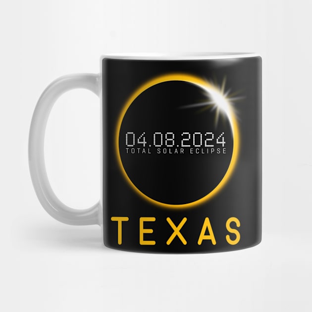 TEXAS Totality Total Solar Eclipse April 8 2024 by TeeaxArt